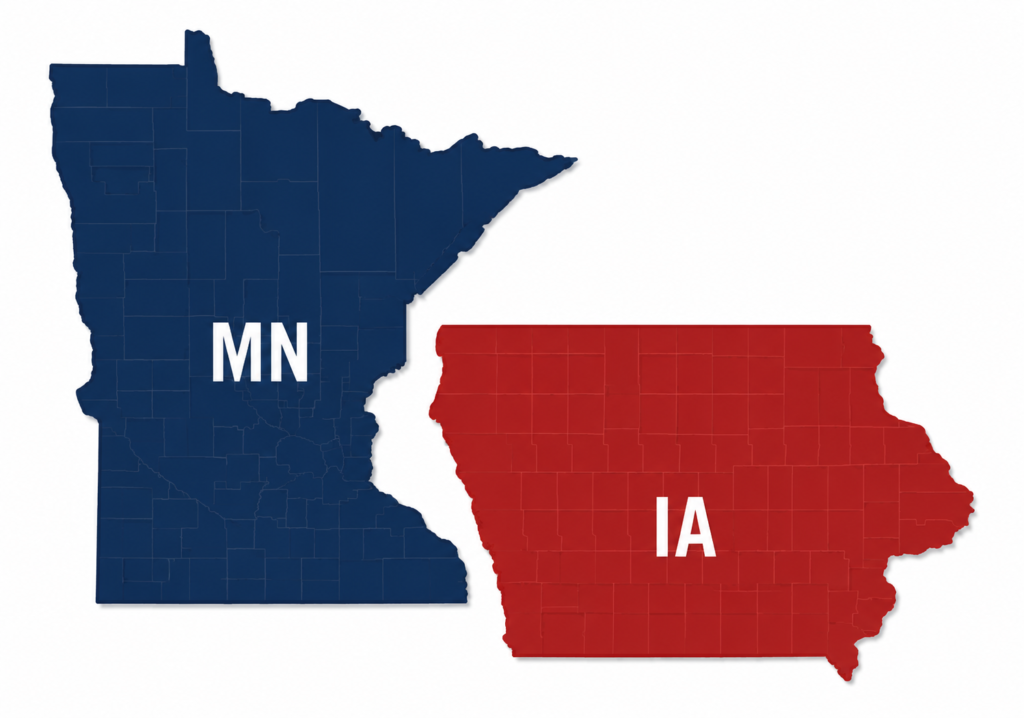 Minnesota & Iowa