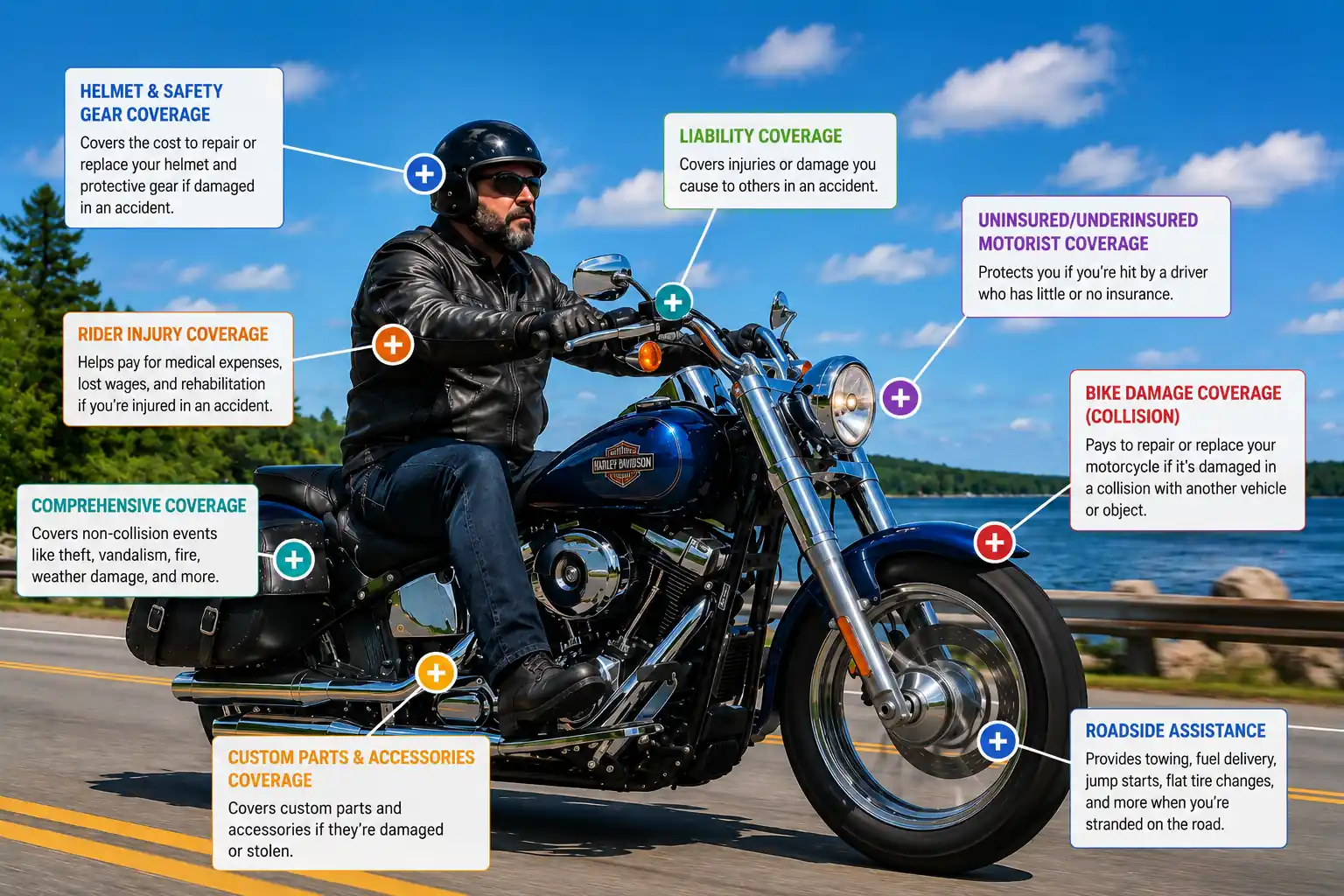 Motorcycle Insurance Infographic