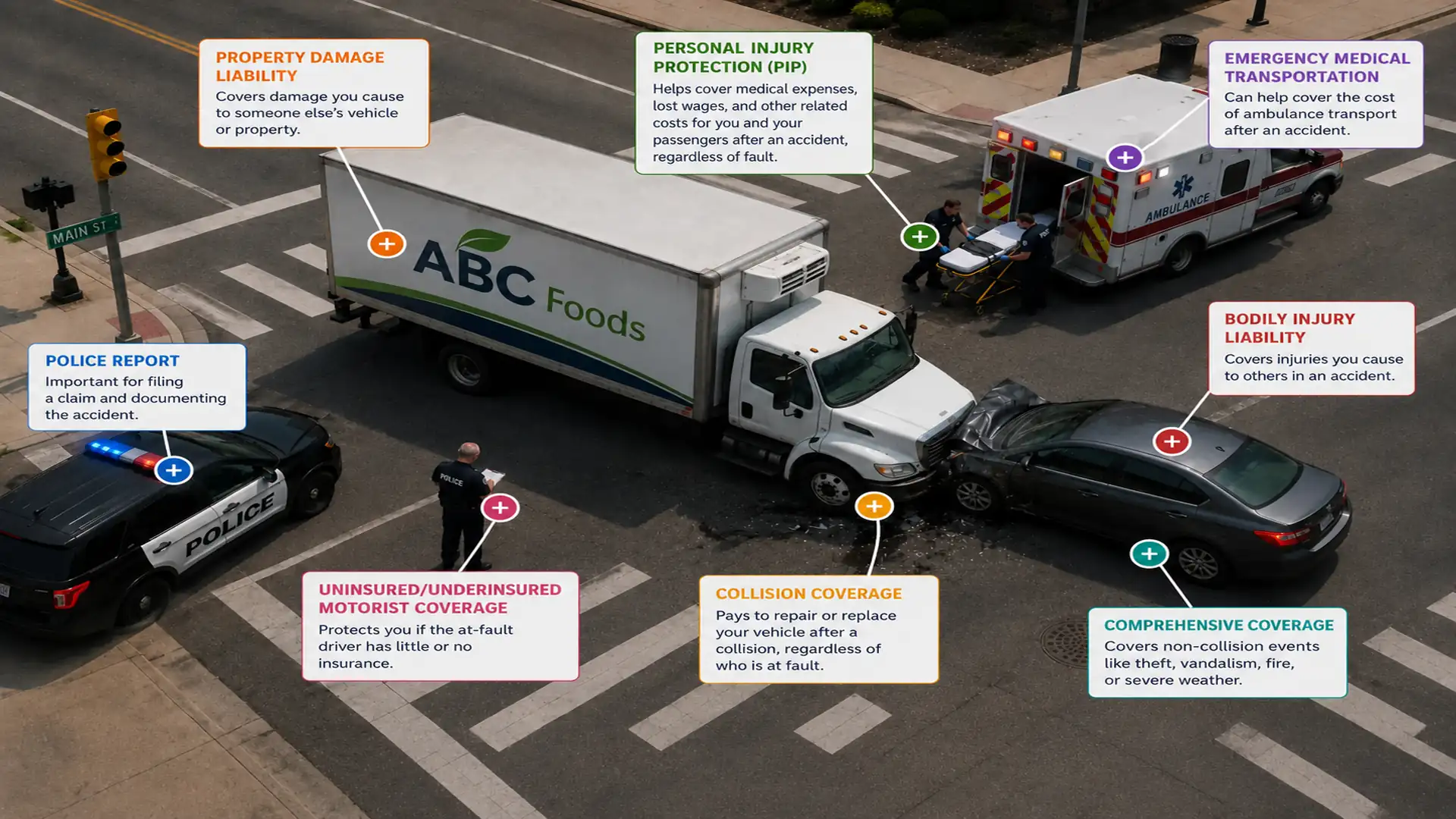 Commercial Auto Insurance Infographic